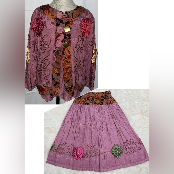 Sophia New York Matching Skirt Set - Picture 1 of 14